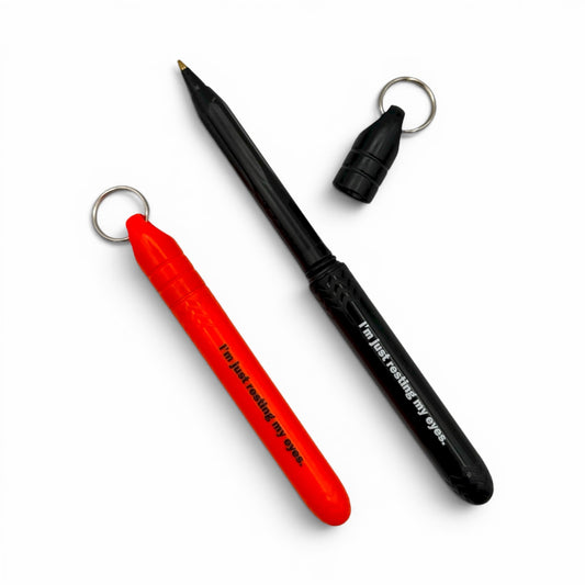Father's Day Dad-ism Pokka Pen & Dock Set - Ballpoint Pocket Pens