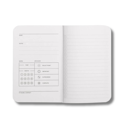 Checkered Pocket Kit - Notebook and Ballpoint Pen Combo