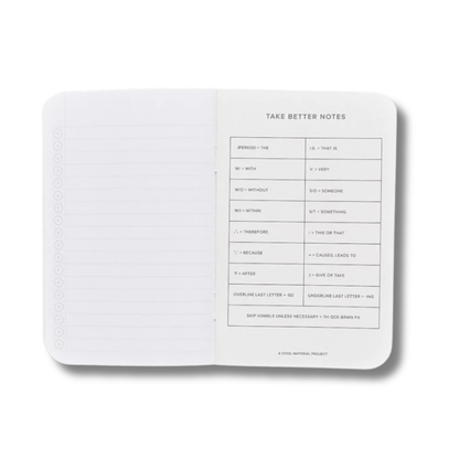 Checkered Pocket Kit - Notebook and Ballpoint Pen Combo