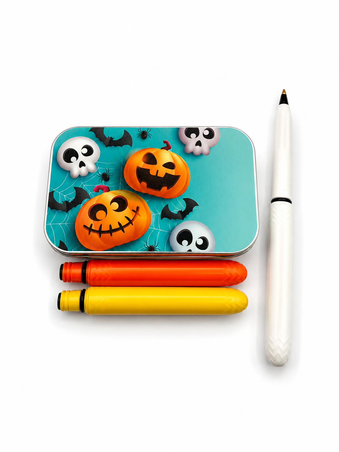 Pokka Fright Night Set - Collectable Tin with Pocket Pens