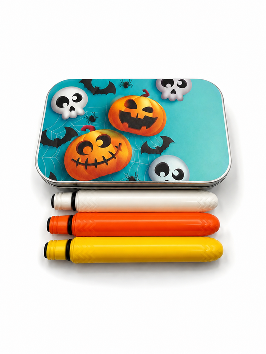 Pokka Fright Night Set - Collectable Tin with Pocket Pens