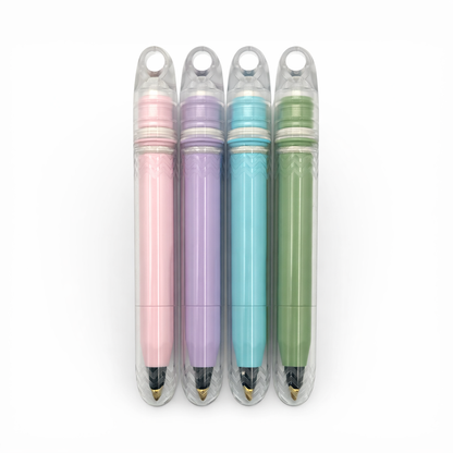 Spring Pokka Pack - 4 Ballpoint Pastel Pocket Pens