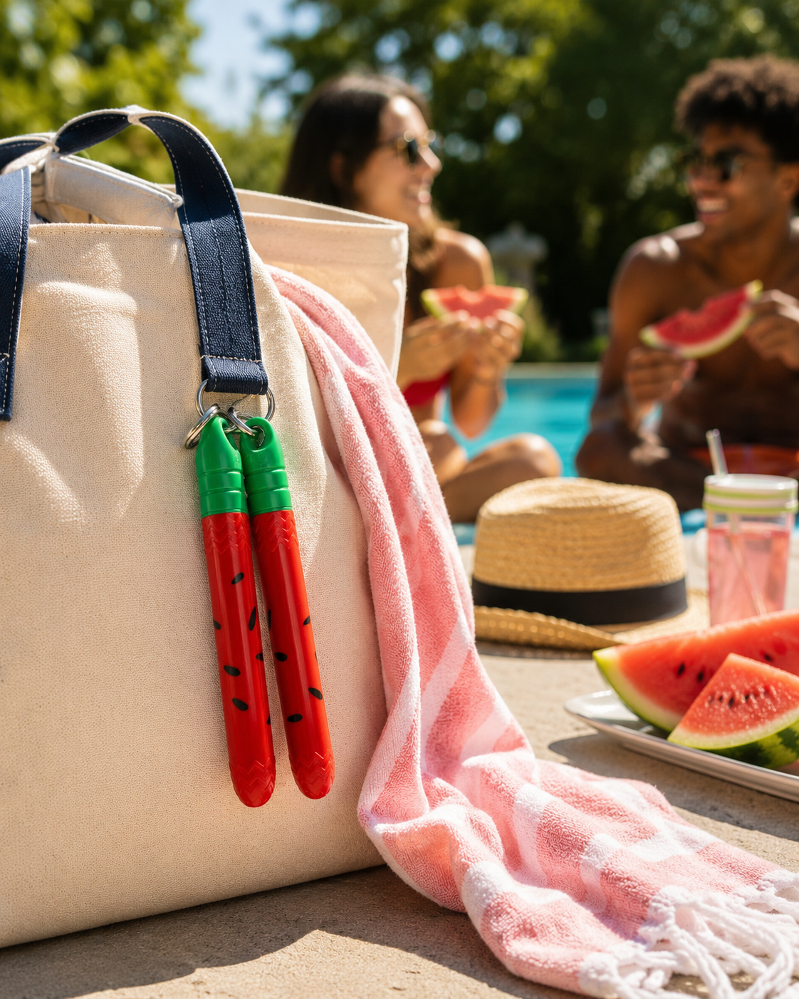 Sweet Slice Watermelon Pokka Pen Set | Limited Edition Summer Pocket Pens