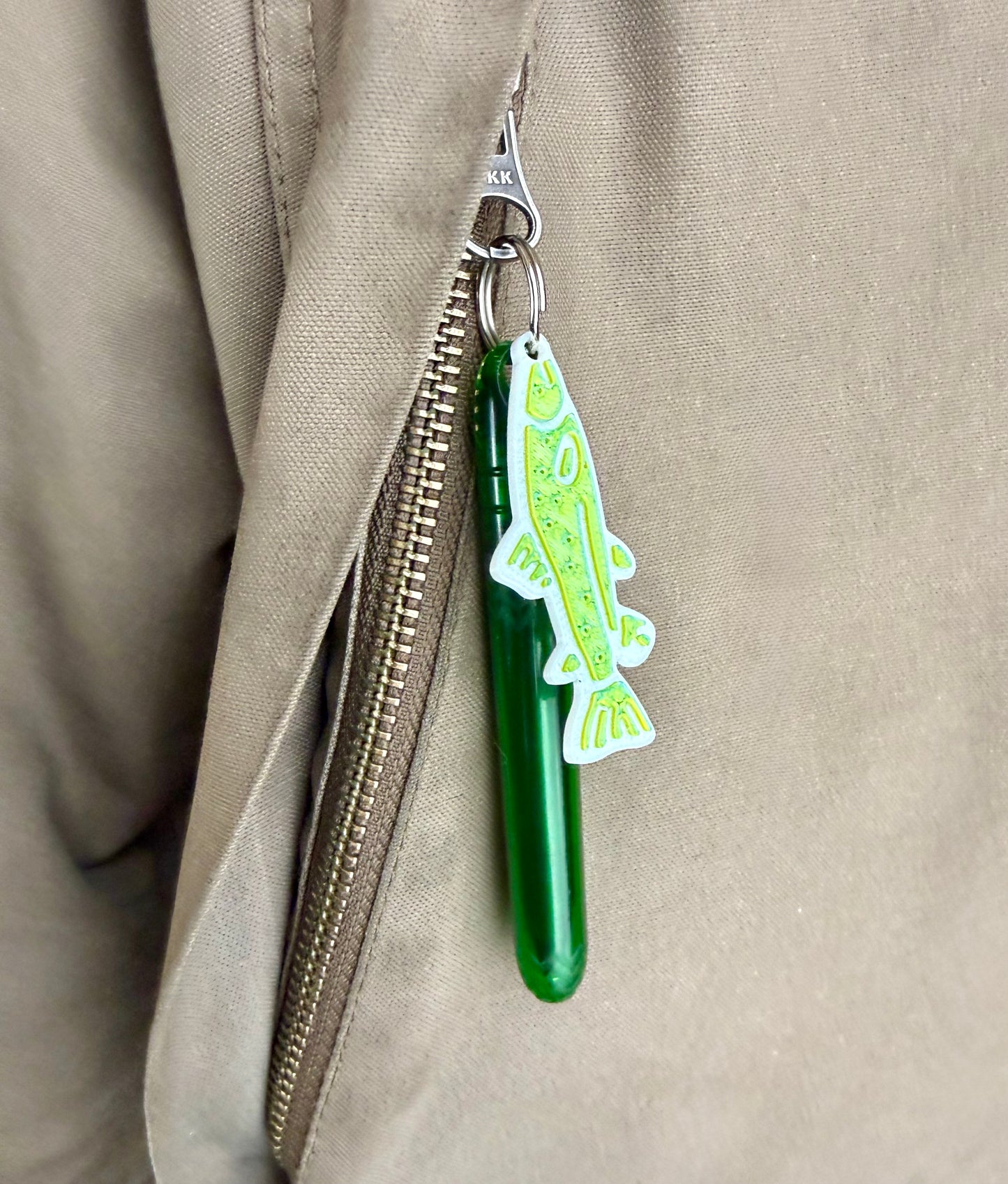 Hooked on You - Keychain Charm Pocket Ballpoint Pen Set