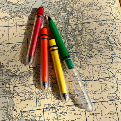 Clear Pop Pokka Pack - 4 Ballpoint Pastel Pocket Pens