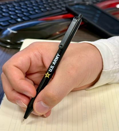 Pokka Click Pens 8-Pack | U.S. Army Edition | Officially Licensed Pens