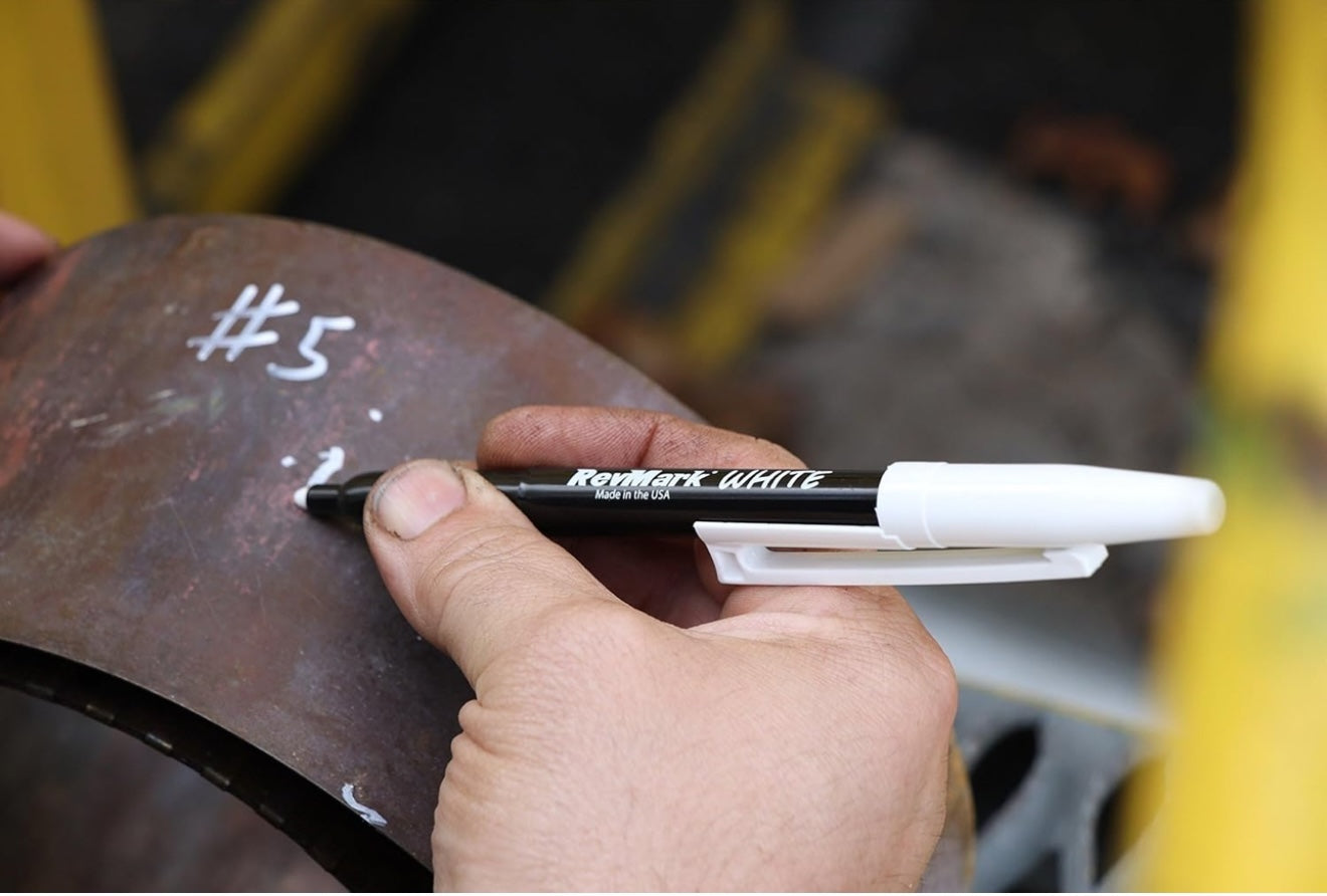 RevMark White Industrial Marker - Pack of 6