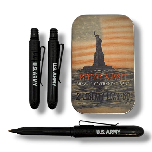Before Sunset - U. S. Army Collectible Tin with Pocket Pens