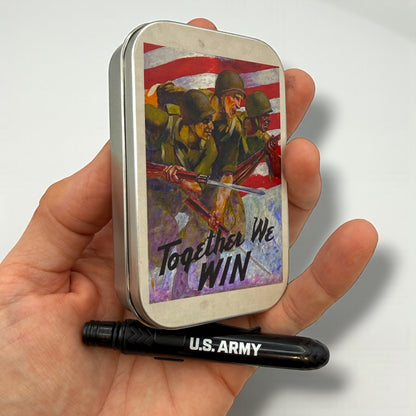 Together We Win - U. S. Army Collectible Tin with Pocket Pens