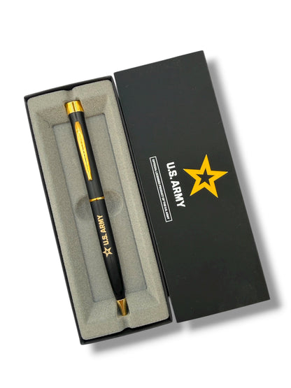 Garland Metal Twist Ballpoint Pen | Made in USA | Soldier for Life & U.S. Army Editions