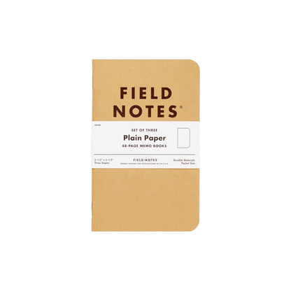 Original Kraft Edition - Field Notes Notebook 3 Pack
