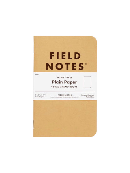 Original Kraft Edition - Field Notes Notebook 3 Pack