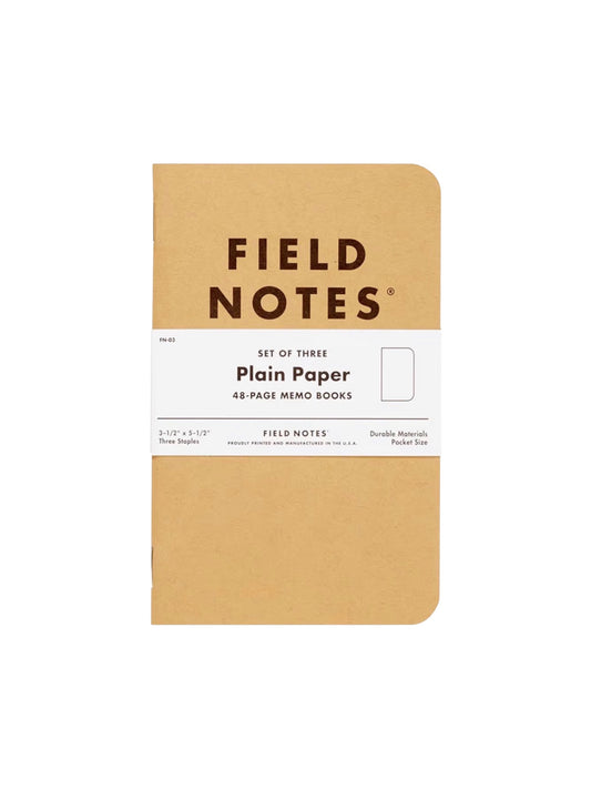 Original Kraft Edition - Field Notes Notebook 3 Pack