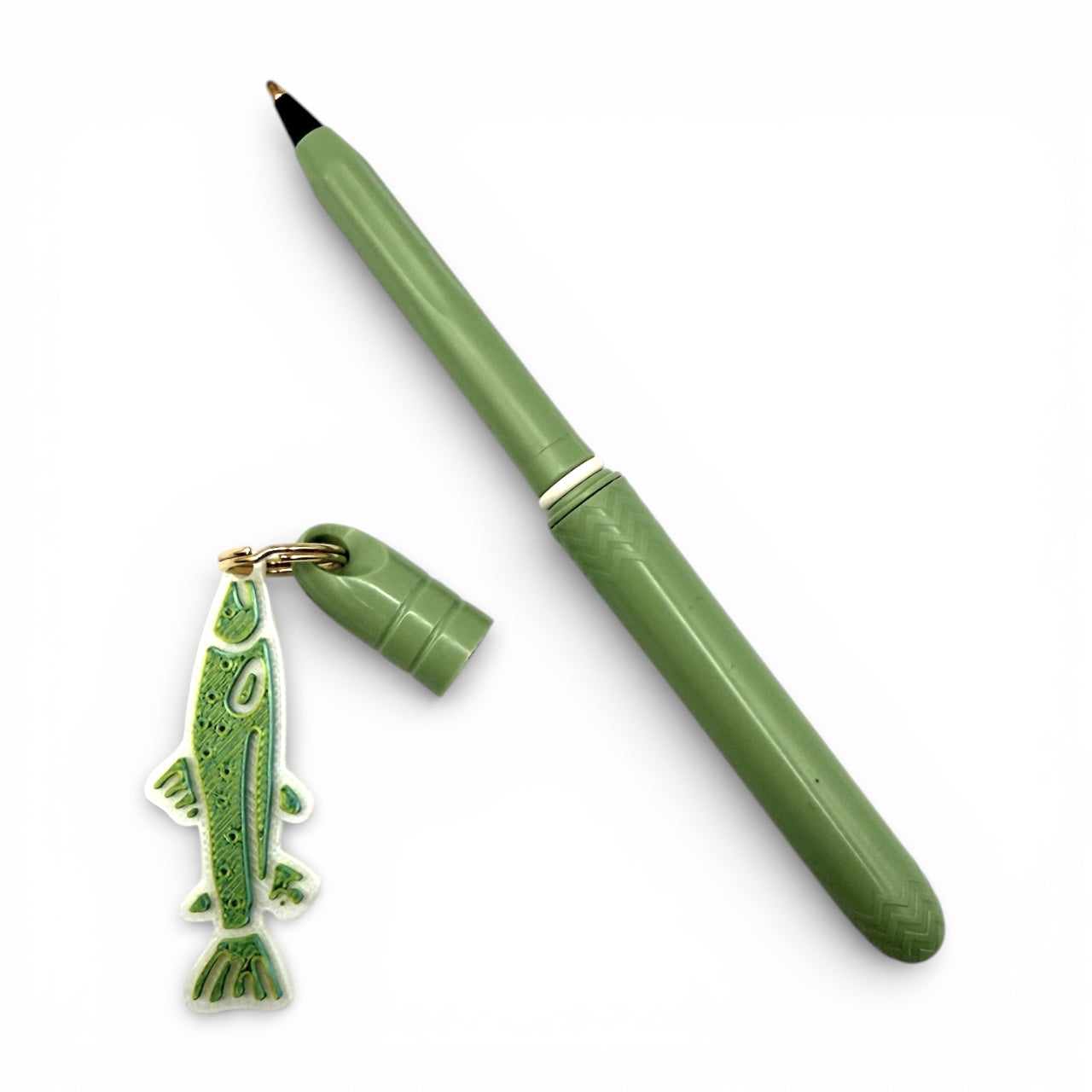 Hooked on You - Keychain Charm Pocket Ballpoint Pen Set