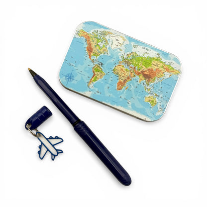 Waypoint Pokka Kit - Ballpoint Pocket Pen with Charm and Collectable Tin
