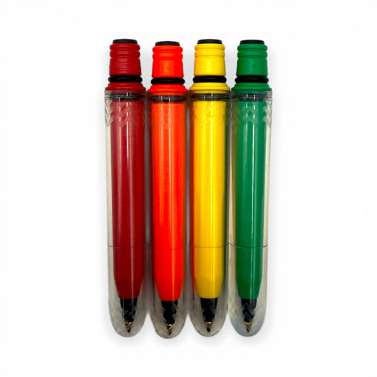 Clear Pop Pokka Pack - 4 Ballpoint Pastel Pocket Pens