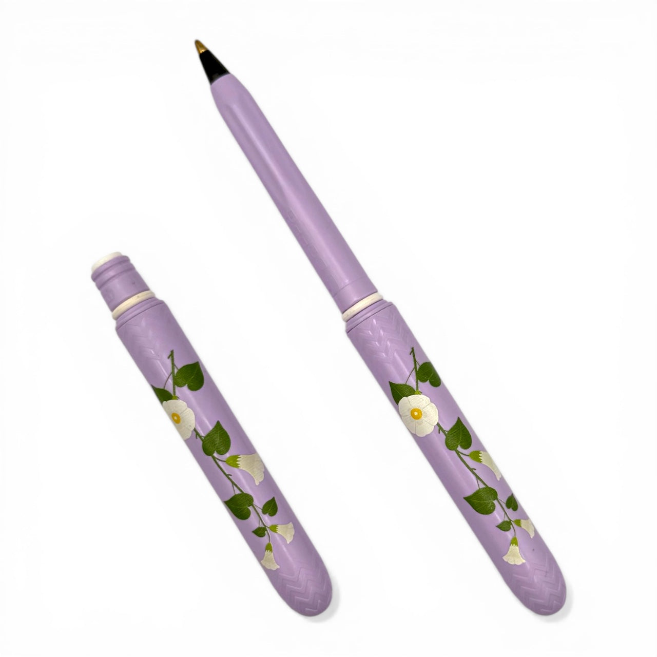 Wisteria Floral Pokka Pack - 2 Pack Lavender Mother's Day Gift Pocket Ballpoint Pens