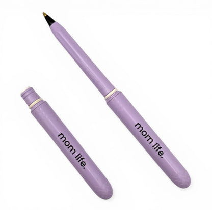 Mom Life Pokka Pack - 2 Pack Lavender Mother's Day Gift Pocket Ballpoint Pens
