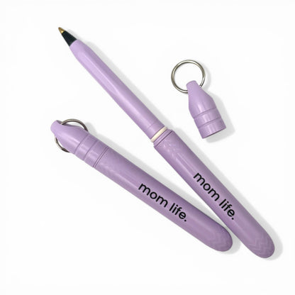 Mom Life Pokka Pack - 2 Pack Lavender Mother's Day Gift Pocket Ballpoint Pens