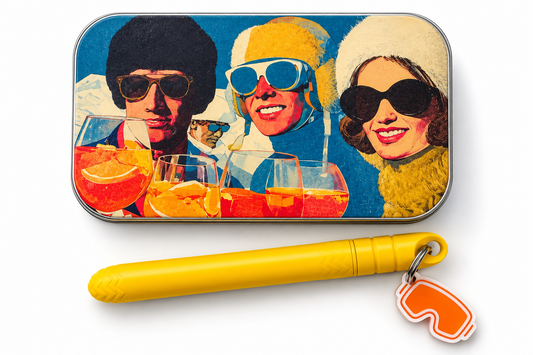 Retro Après-Ski Pokka Pokka Pen Gift Tin Kit | Made in USA