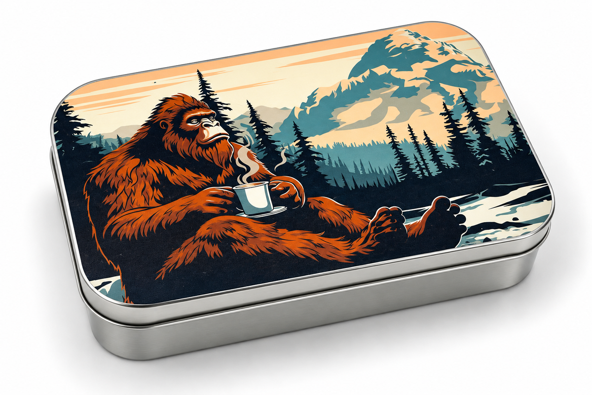 Bigfoot's Coffee Break Pokka Pen Gift Tin | Made in USA