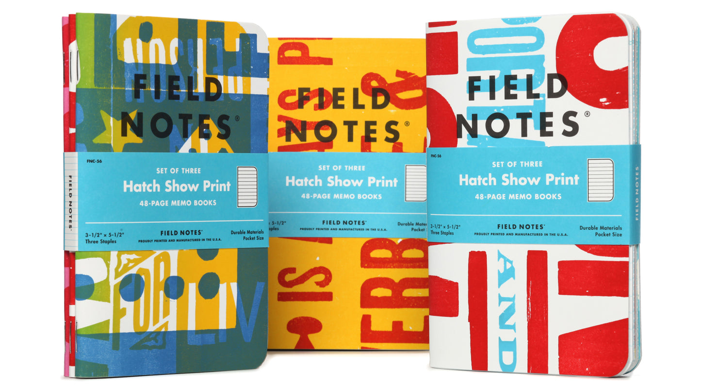 Nashville Hatch Edition - Field Notes Notebook 3 Pack
